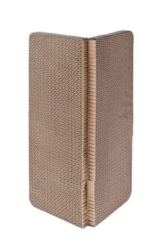 Karton Grithës për mace, CORNER CARDBOARD SCRATCHING POST 34X44X1