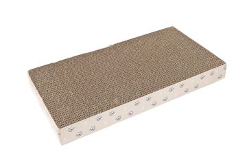 Karton Grithës për mace, WAVE CARDBOARD SCRATCHING POST 44X22X4CM