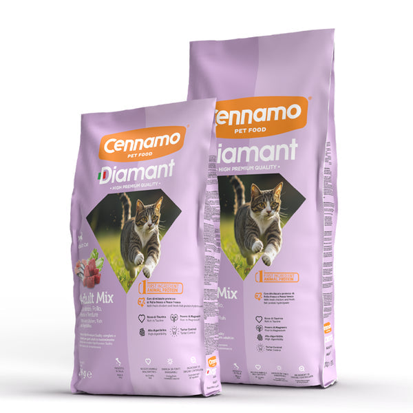 Ushqim i thatë për mace, Diamant Mix Adult 15 kg
