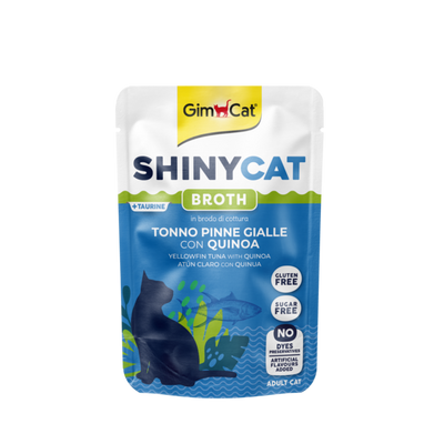 Ushqim i lëngshëm për mace, Shinycat Yellowfin Tuna me Quinoa, 70g