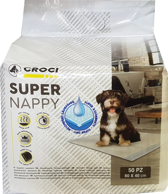 Pelena për qen dhe mace, puppy pads, Croci, 60 x 40 cm, 50 pcs
