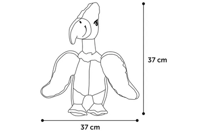 Lodër me plush, Marcy, me zhurmë, Flamingo.