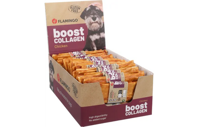 Shpërblim në formë shkopi, me kolagjen, Flamingo, 1 pcs