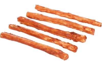 Shpërblim në formë shkopi, me salmon dhe kolagjen, Flamingo, 5 pcs, 12.5 cm