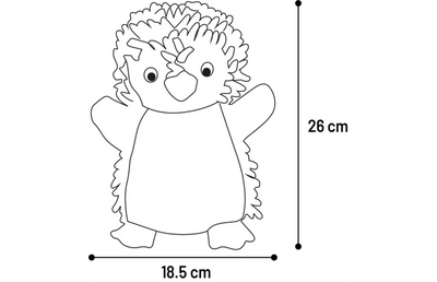 Lodër pelushi për qen, 18,5x11x26CM, Flamingo