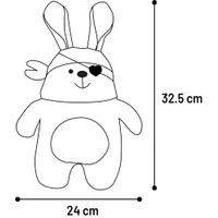 Lodër për qen, DT Pirra Rabbit Yellow, 24x9x3,5CM flamingo