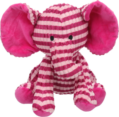 Lodër pelushi për qen, Azor Elephant Pink, 28cm L x 20cm W x 28cm H