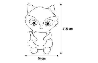 Lodër për qen, Toy Koppo Raccoon Beige, 18x11x21,5CM flamingo