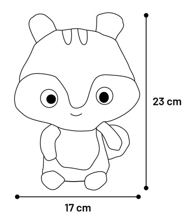 Lodër për qen, Toy Koppo Squirrel Brown, Flamingo