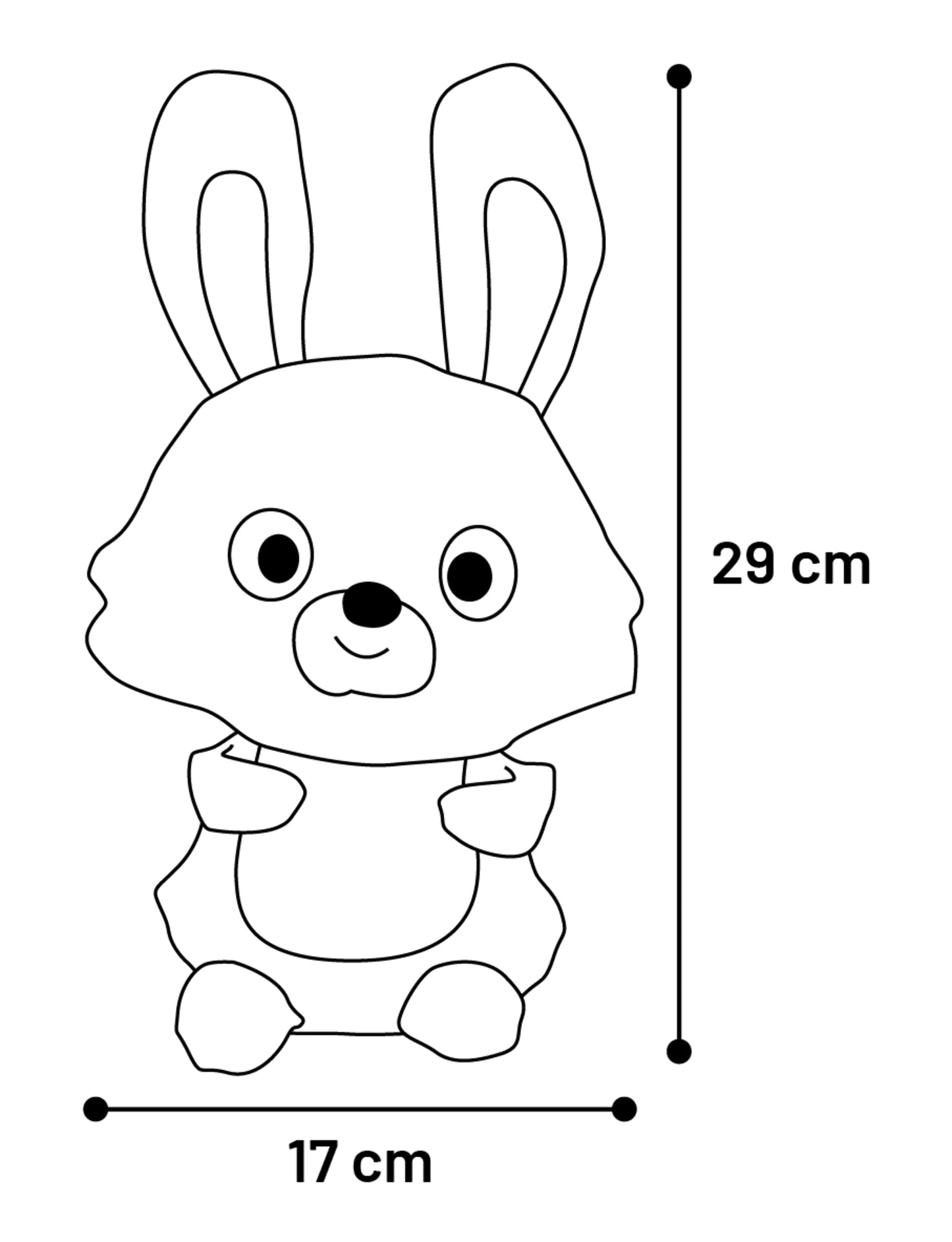 Lodër për qen, Toy Koppo Rabbit Beige, Flamingo