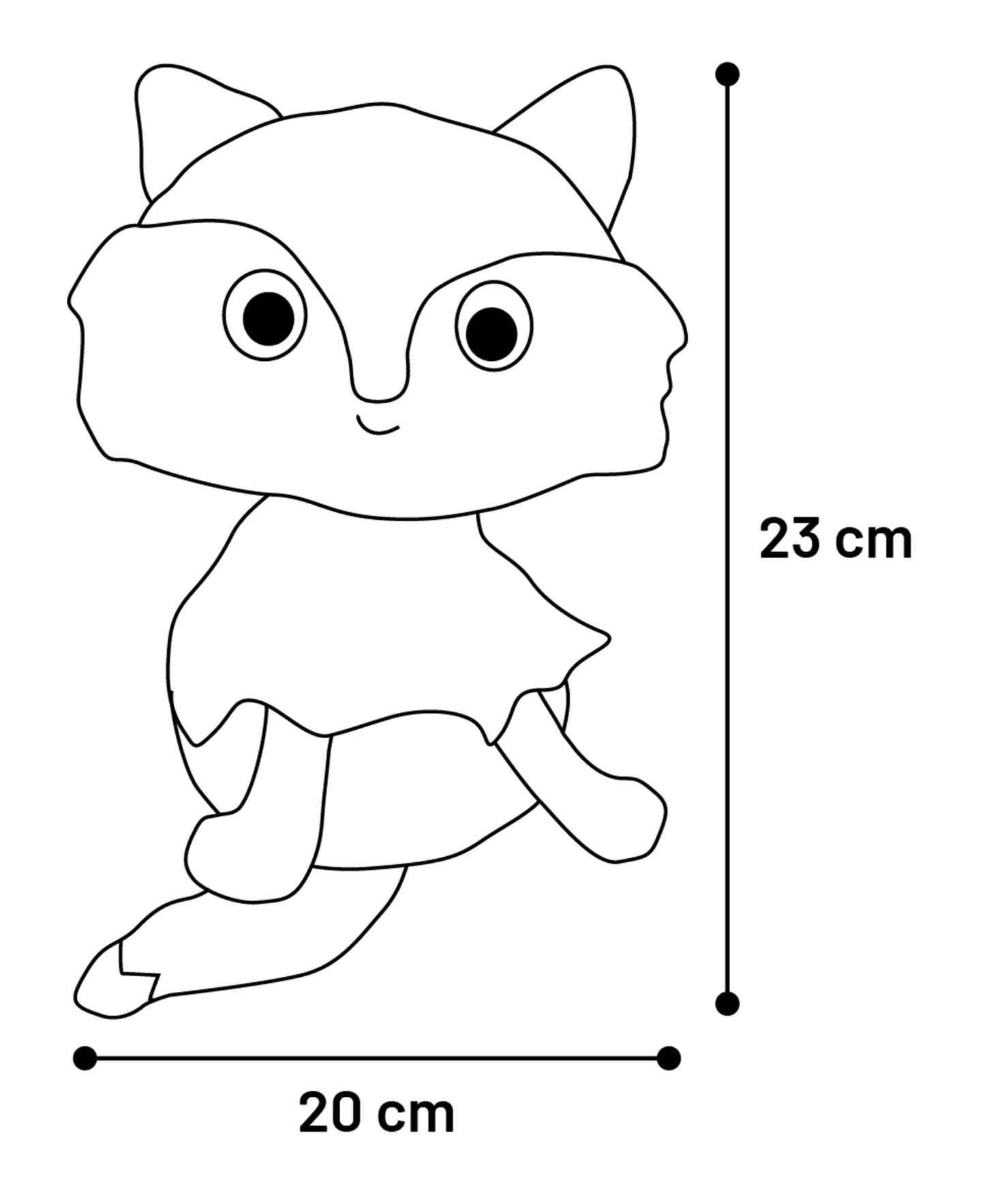 Lodër për qen, Toy Koppo Fox Grey, Flamingo