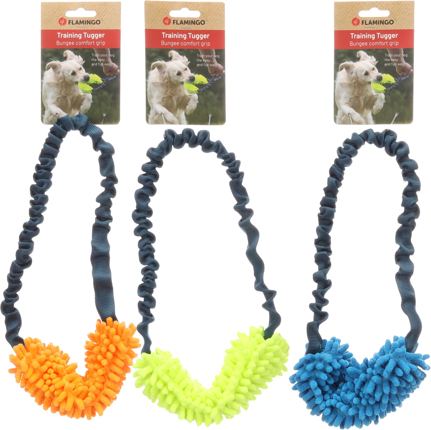 Lodër për qen, Fauxtra Ring Bungee Chenille, Flamingo, 25 x 25 cm, 1 pcs