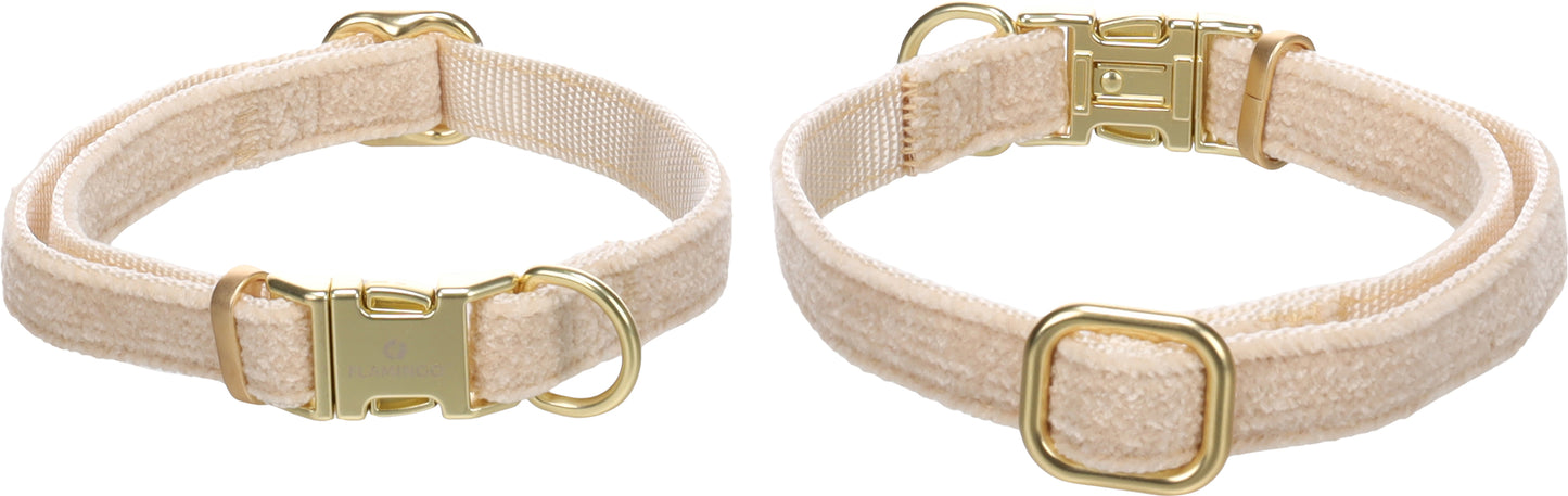 Kollare për qen, Saba Beige, S, 30 -45 cm/ 15 mm
