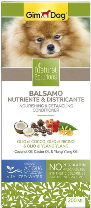 Kondicioner për qen qimegjatë, GimDog Condicioner & De-tangling, 200 ml.