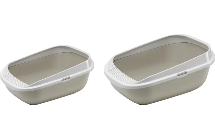 Tualet i hapur për mace, Garfy Grey, 48x65x29,5CM