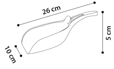 Lopatë për pastrimin e rërës së maceve, Lido Grey, Flamingo