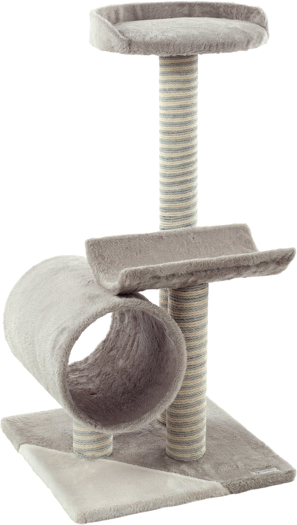 Gërvishëse për mace, Burt Light beige & Light grey, 45x40x77CM