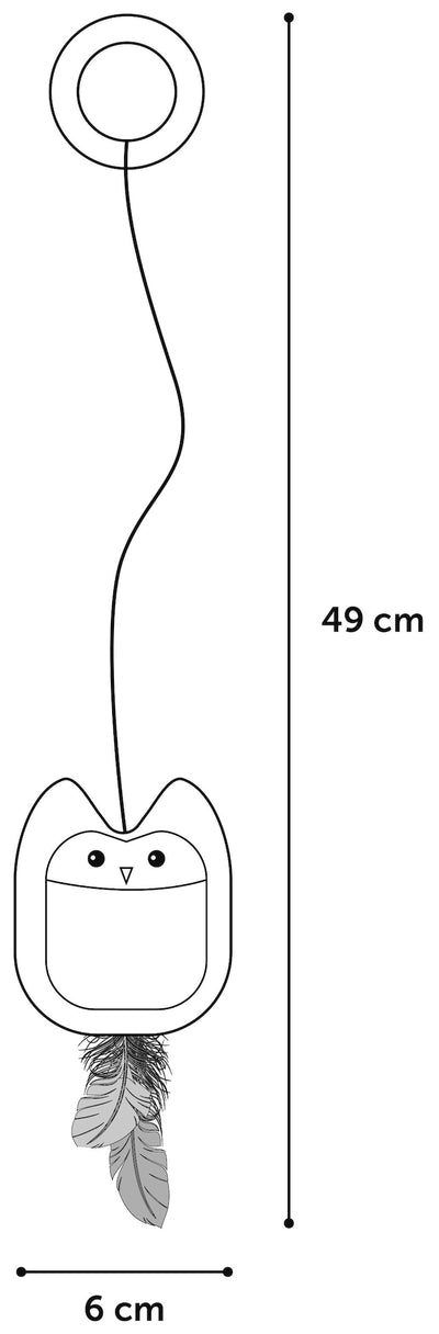 Lodër për mace, Owl, Flamingo, 1 pcs