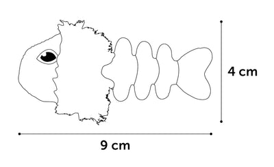 Lodër për mace me catnip, Toy Natura Delight Fish Bone, Flamingo