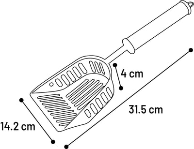 Lopatë për pastrimin e rërës së maceve, Ian Silver, Flamingo
