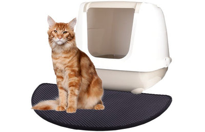 Shtrese për tualet, Litter Tray Mat Matz Black, 65x40