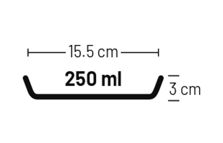Enë qeramike për mace, Sardi, 250ml, Flat, Flamingo