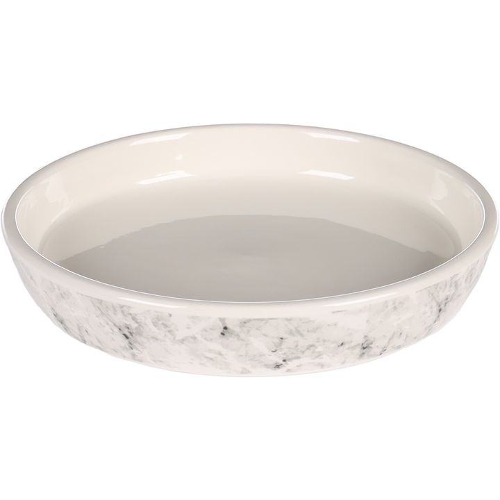 Enë qeramike për mace, Marmi, 250ml, Flat, Flamingo