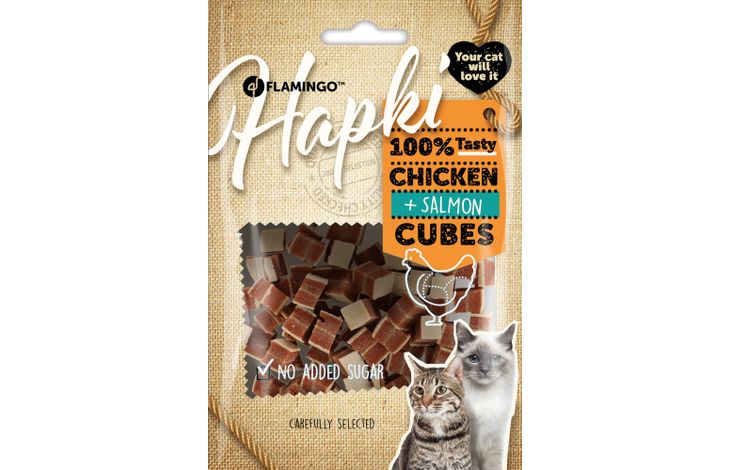 Kubëza pule, Hapki small blocks with chicken, 50 gr.