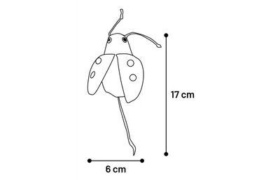 Lodër për mace, me catnip, Lemmo Ladybug Green, Flamingo