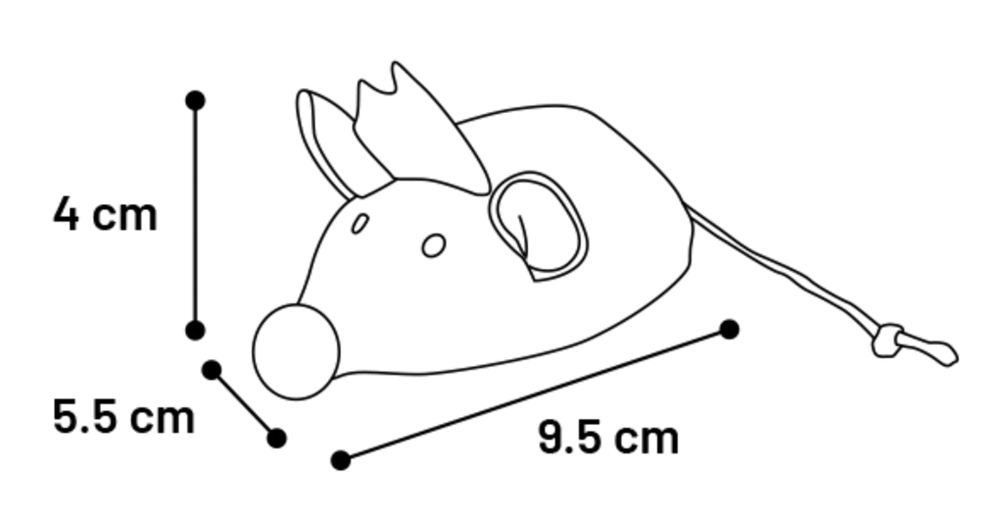 Lodër për mace, Lovu Mouse Beige, Flamingo