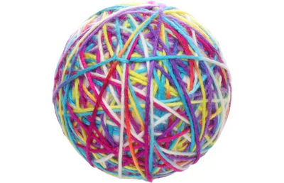 Lodër për mace, Toy Ball, Flamingo, 8 cm