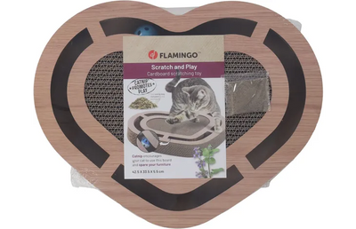 Lodër grithëse për mace, Toy Poro Brown, 42,5x33,5x5,5CM, Flamingo