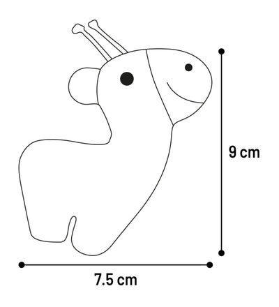 Lodër me catnip për mace, Toy Nitz Giraffe, Flamingo