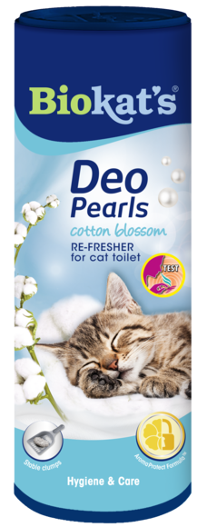 Neutralizues Arome për rërë të maces, Biokats Deo Pearls Re-fresher Cotton Blossom, 700gr