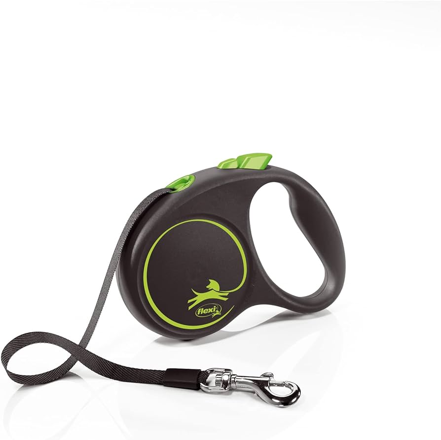 Litar Flexi Black Design, Small, Tape, 5 metër