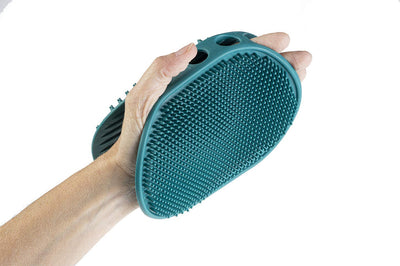 Brushë për larje, GimDog Oval Slicker Brush, 11.5 x 15 cm