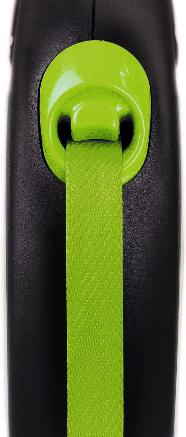 Litar për qen, Flexi S Neon Green, Tape, 5m.