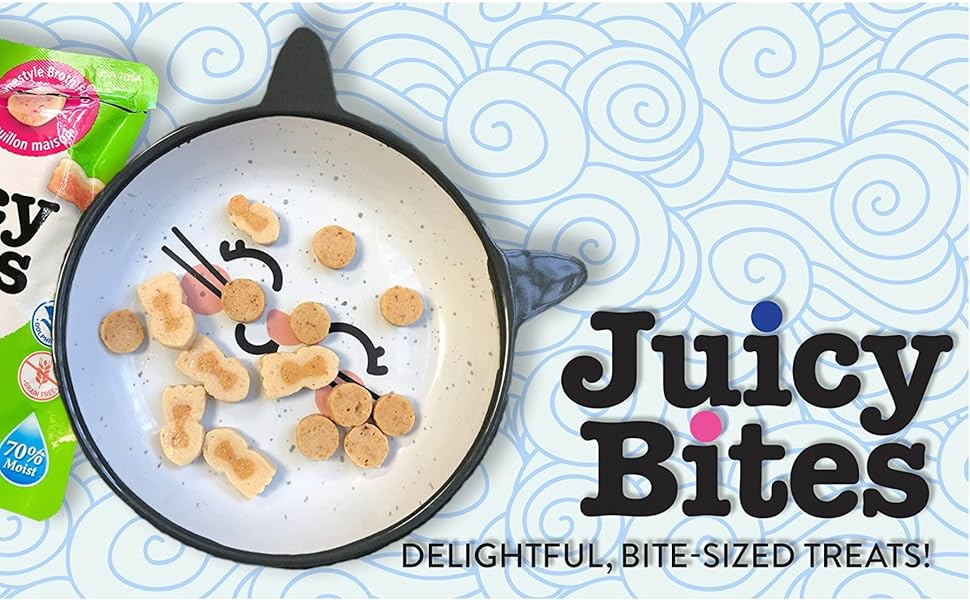 Juicy Bites, Calamari & Homestyle Broth Flavor, 3 packs