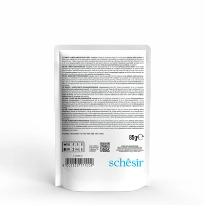 Ushqim i plotë dhe i balancuar, Schesir, Tuna in jelly, pouch, 85 gr.