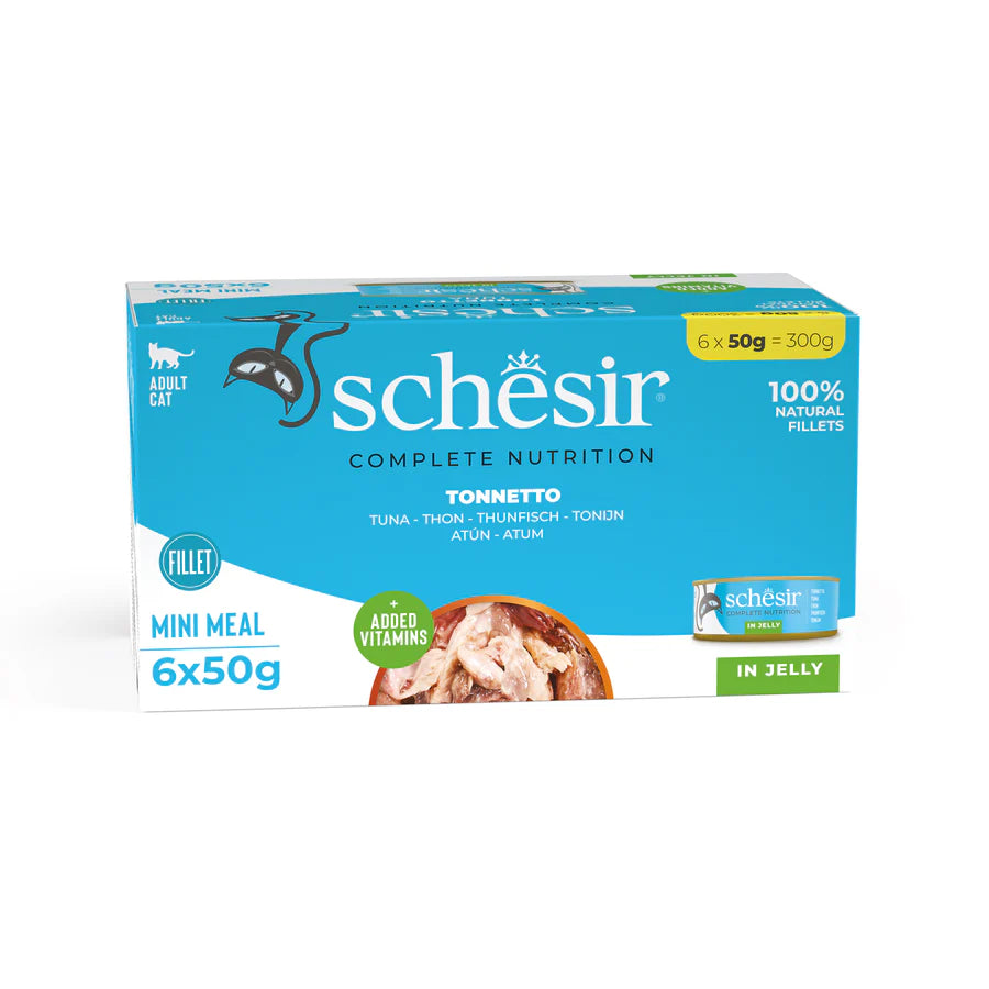Multi-pack, Schesir Tuna in Jelly, 6 x 50 gr.