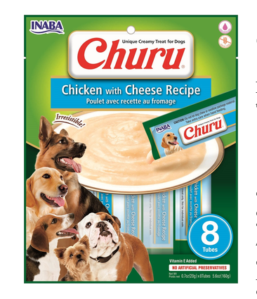 Churu Dog, Chicken & Cheese 8 PCS
