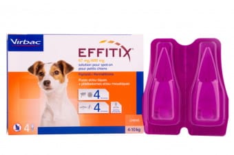 Virbac Effitix 4-10 kg, Pipeta për parazitë të jashtëm, 1 pcs