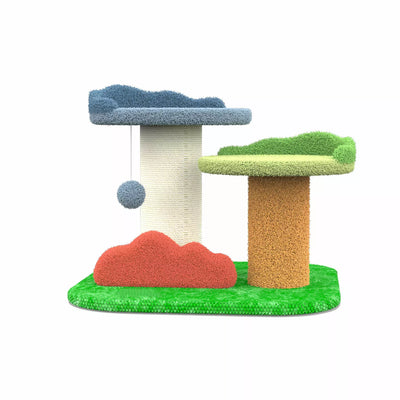 Grithëse për mace, MARIO WORLD MEDIUM CAT-TREE 40X40X47CM
