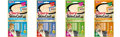 Shpërblime të lëngëshme Churu Tuna, Skin & Coat