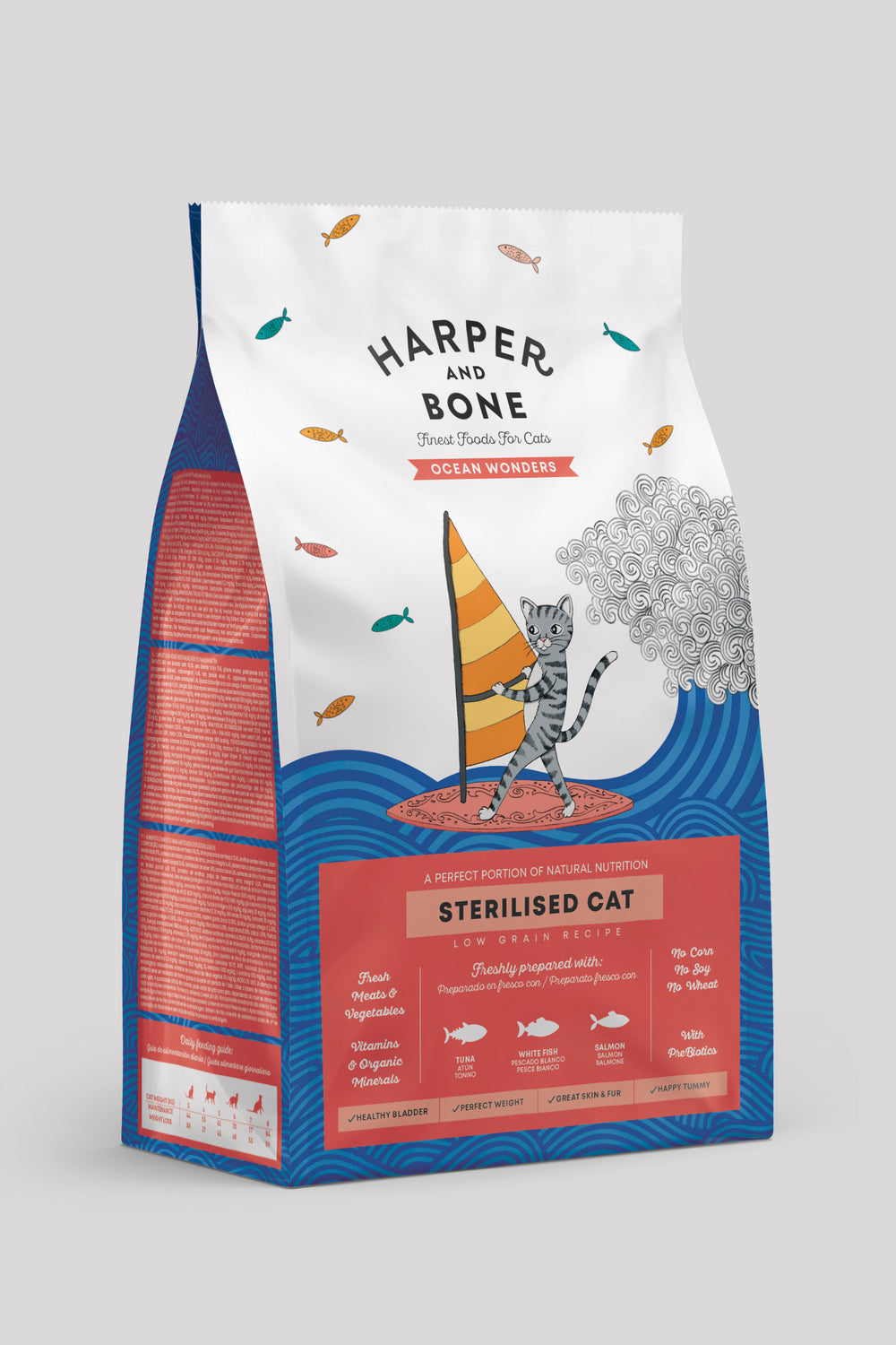Ushqim për mace adulte, Harper and Bone, Ocean Wonders, 2 kg