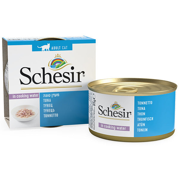 Ushqim i lëngëshëm për mace Schesir, tuna, 85 gr.