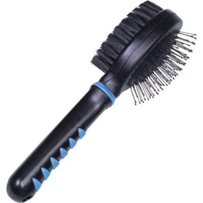 Brushë e dyfishtë për krehje, qen & mace, Nobby.