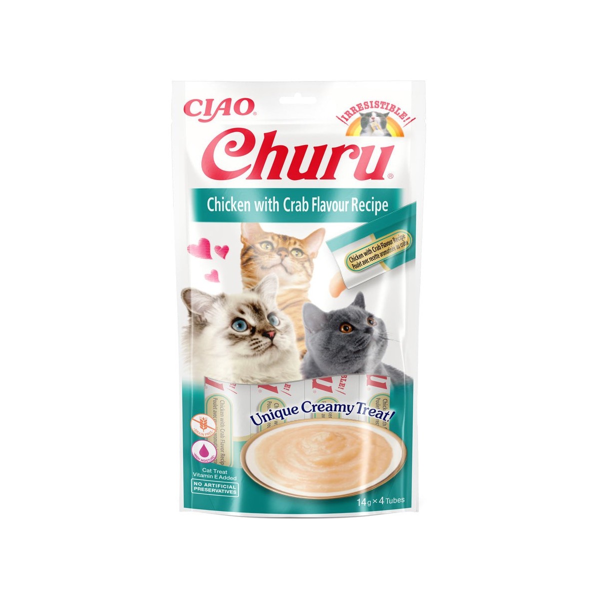 Shpërblime të lëngëshme Churu, Chicken & Crab