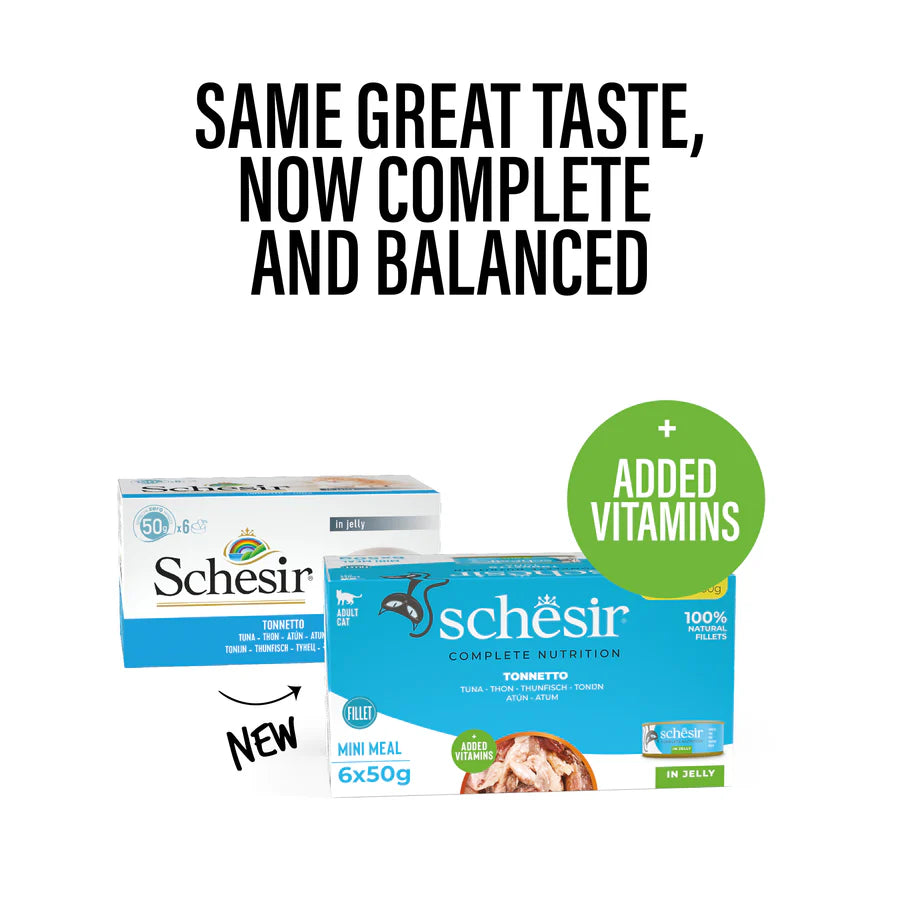 Multi-pack, Schesir Tuna in Jelly, 6 x 50 gr.
