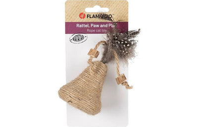 Lodër grithëse për mace, Yutsa Bell, 3x6,3x14CM flamingo